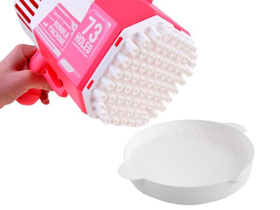 Muilo burbulų šautuvas su 73 skylutėmis (rožinis)