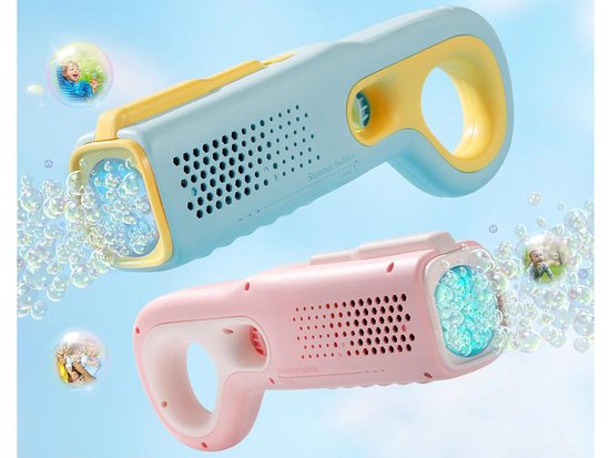 Automatinis muilo burbulų pistoletas (rožinis)