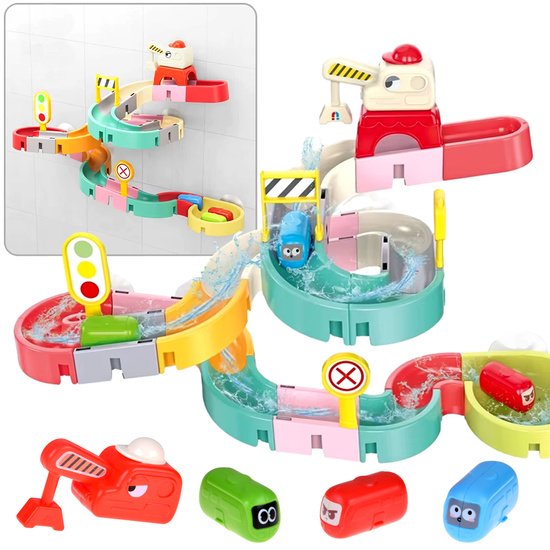 Kūrybiškas trasos rinkinys maudynėms