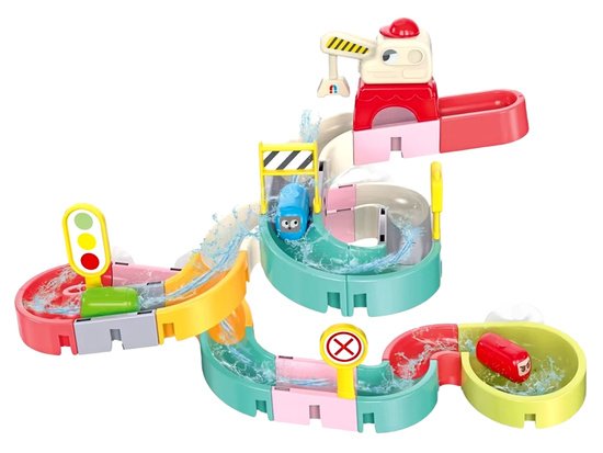 Kūrybiškas trasos rinkinys maudynėms