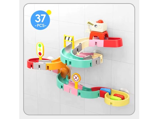 Kūrybiškas trasos rinkinys maudynėms