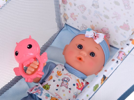 Lėlės kūdikio rinkinys su daug priedų