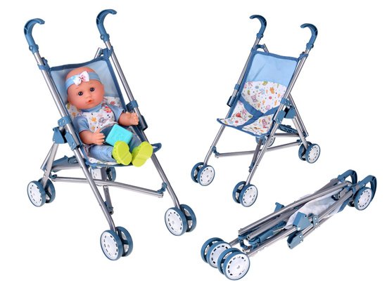 Lėlės kūdikio rinkinys su daug priedų