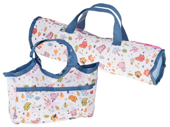 Lėlės kūdikio rinkinys su daug priedų