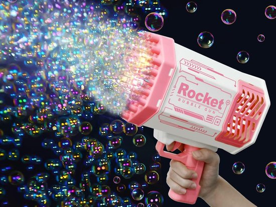 Muilo burbulų pistoletas (rožinis)