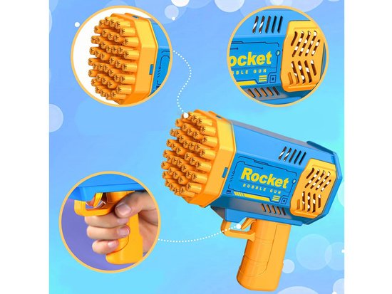 Muilo burbulų pistoletas (mėlynas)