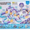 Magnetinis konstruktorius - lenktynių trasa su automobiliais, 127 dalys