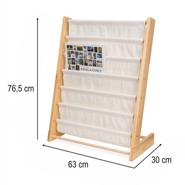 Regal-na-ksiazki-dla-dzieci-stojak-polka-76-5cm-166113 Knygų lentyna vaikams