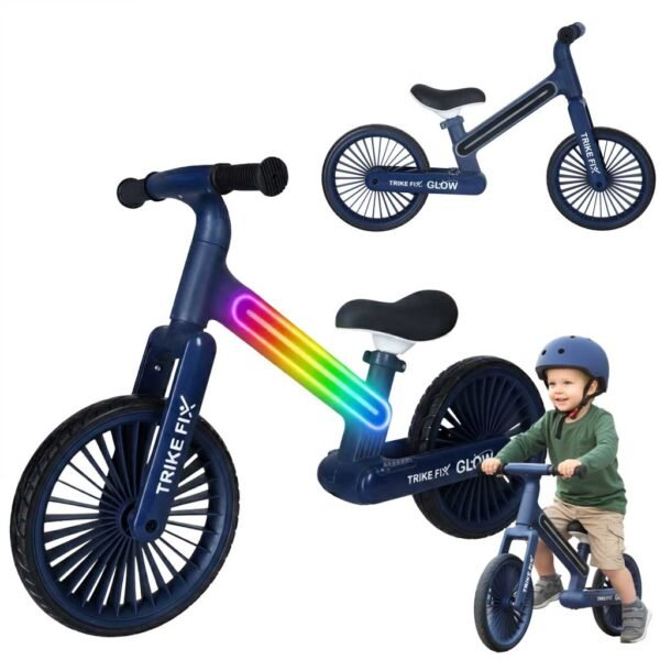 Rowerek-biegowy-Trike-Fix-Glow-LED-granatowy-181458 Šviečiantis balansinis dviratukas (tamsiai mėlynos spalvos)