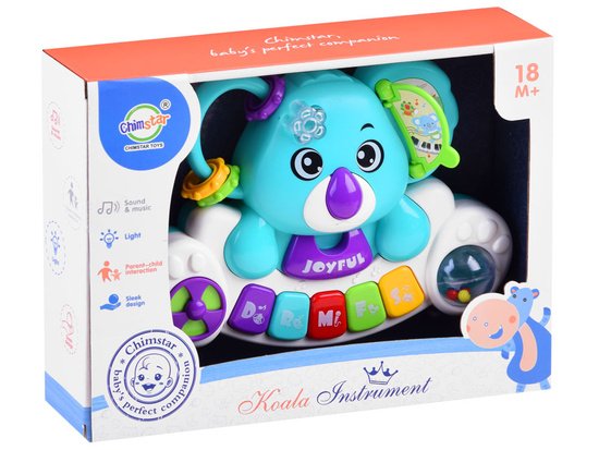 pol_pm_Kolorowe-PIANINKO-organki-odglosy-zwierzat-ZA3865-17425_8 Interaktyvus muzikinis pianinas ,,Koala" vaikams
