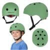 Kask-rowerowy-dla-dziecka-Trike-Fix-dzieciecy-regulowany-LED-S-48-54cm-zielony-ciemny-184341 Vaikiškas dviračio šalmas su LED (žalia spalva, S 48-54cm)