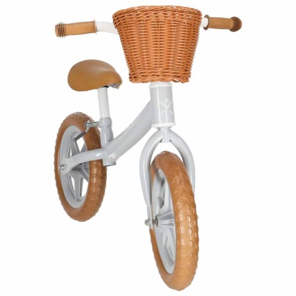 Rowerek-biegowy-Trike-Fix-Balance-z-koszykiem-brazowy-189211 Balansinis dviratukas su krepšeliu (pilkos ir rudos spalvos)