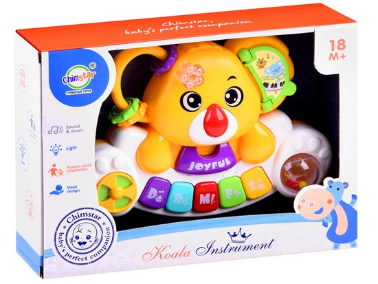 pol_pm_Kolorowe-PIANINKO-organki-odglosy-zwierzat-ZA3865-17085_8 Interaktyvus muzikinis pianinas ,,Koala" vaikams
