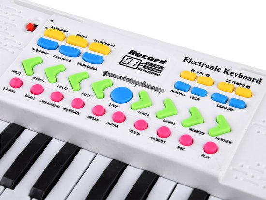 pol_pm_Organki-mini-keyboard-zabawka-dla-dzieci-37-klawiszy-mikrofon-IN0160-19866_5 Vaikiškas pianinas su mikrofonu (37 klavišai)