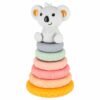 Klocki-piramida-ukladanka-sensoryczna-miekka-edukacyjna-zestaw-13-elementow-190708 Sensorinė minkštų kaladėlių piramidė „Koala“ – 13 dalių