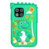 Telefon-smartfon-dla-dzieci-aparat-kamera-karta-8GB-zielony-dinozaur-187940 Edukacinis išmanusis telefonas vaikams su fotoaparatu, kameromis ir žaidimais – žalias dinozauras