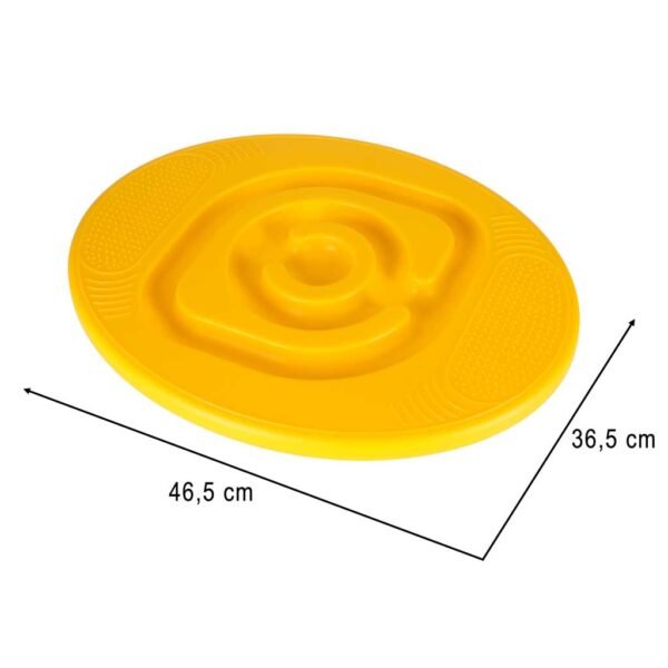 Rownowaznia-do-balansowania-deska-z-labiryntem-dla-dzieci-zolta-179952 Balansinė lenta su labirintu vaikams (geltona)