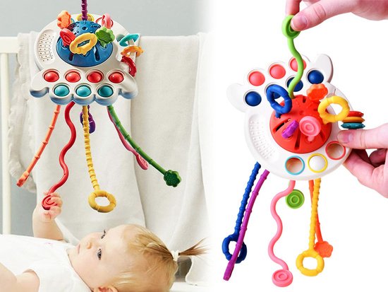 Sensorinis lavinamasis žaislas 4in1