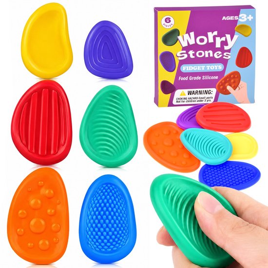 pol_pm_Kamienie-Sensoryczne-Silikonowe-Fidget-Toys-6-szt-Rozne-Faktury-ZA6423-23879_8 Spalvoti silikoniniai sensoriniai akmenėliai Fidget Toys – 6 vnt.