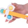 Sensorinis „Fidget Spinner“ su siurbtuku ir apyrankėmis – 3 vnt.