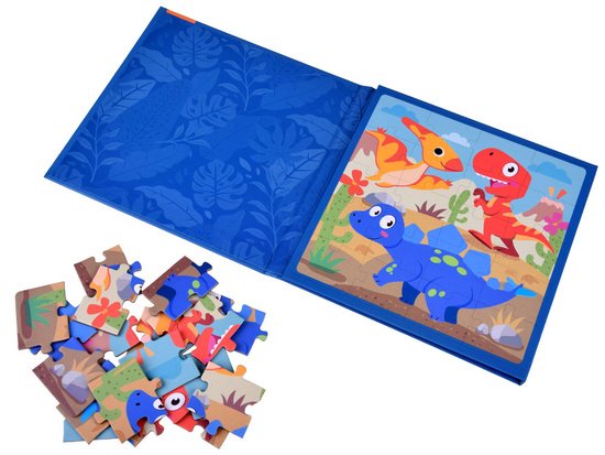 pol_pm_Ksiazeczka-Puzzle-magnetyczne-Dinozaury-40-ZA4268-18957_4 Magnetinės dėlionės „Dinozaurai“ – 40 dalių