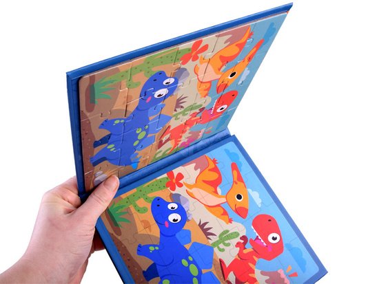 pol_pm_Ksiazeczka-Puzzle-magnetyczne-Dinozaury-40-ZA4268-18957_7 Magnetinės dėlionės „Dinozaurai“ – 40 dalių