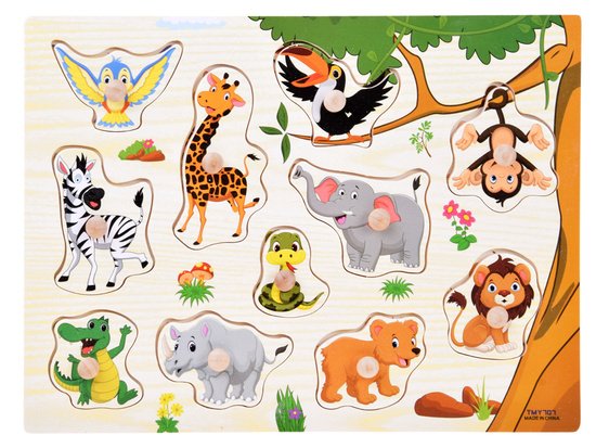 pol_pm_Puzzle-drewniane-DZUNGLA-ukladanka-z-uchwytami-11-elementow-ZA6417-23873_2 Medinė dėlionė DŽIUNGLĖS su rankenėlėmis