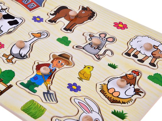 pol_pm_Puzzle-drewniane-FARMA-ukladanka-z-uchwytami-10-elementow-ZA6416-23872_4 Medinė dėlionė ŪKIS su rankenėlėmis