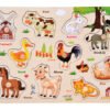 pol_pm_Puzzle-drewniane-FARMA-ukladanka-z-uchwytami-i-ang-slowkami-10-ele-ZA6418-23874_6 Medinė dėlionė NAMINIAI GYVŪNAI su rankenėlėmis