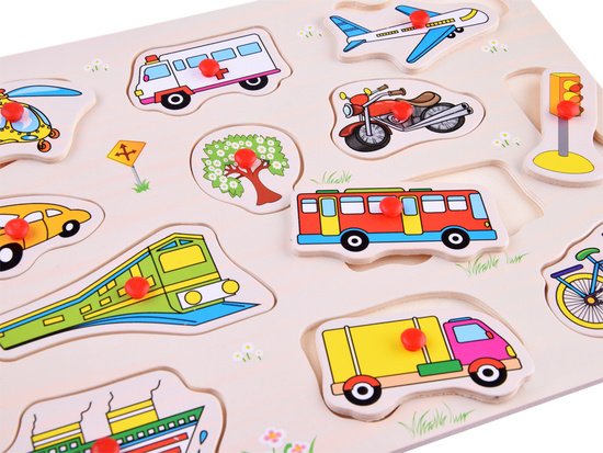 pol_pm_Puzzle-drewniane-POJAZDY-ukladanka-12-ele-drewniany-sorter-ZA4720-19991_4 Medinė dėlionė „Transporto priemonės“ – 12 dalių