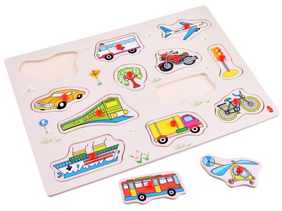 pol_pm_Puzzle-drewniane-POJAZDY-ukladanka-12-ele-drewniany-sorter-ZA4720-19991_5 Medinė dėlionė „Transporto priemonės“ – 12 dalių