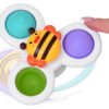 Sensorinis „Fidget Spinner“ žaislas su siurbtukais – 3 vnt.
