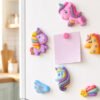 pol_pm_Zestaw-do-robienia-magnesow-JEDNOROZCE-brokatowe-DIY-magnesy-ZA6409-23864_7 Kūrybinis rinkinys magnetukams gaminti – Vienaragiai su blizgučiais